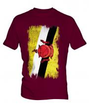 Brunei Grunge Flag Mens T-Shirt