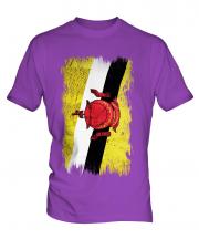 Brunei Grunge Flag Mens T-Shirt