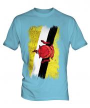 Brunei Grunge Flag Mens T-Shirt