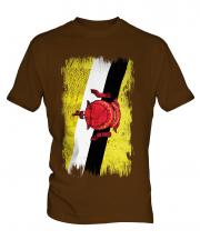 Brunei Grunge Flag Mens T-Shirt