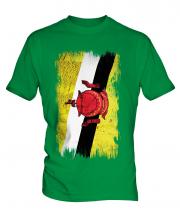 Brunei Grunge Flag Mens T-Shirt