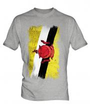 Brunei Grunge Flag Mens T-Shirt