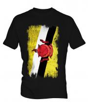 Brunei Grunge Flag Mens T-Shirt