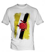 Brunei Grunge Flag Mens T-Shirt