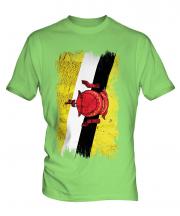 Brunei Grunge Flag Mens T-Shirt