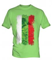 Bulgaria Grunge Flag Mens T-Shirt