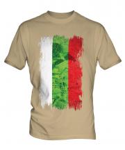 Bulgaria Grunge Flag Mens T-Shirt