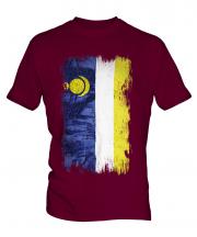 Buryatia Grunge Flag Mens T-Shirt