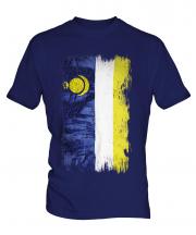 Buryatia Grunge Flag Mens T-Shirt