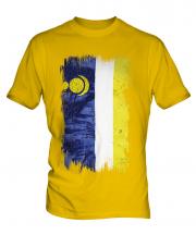 Buryatia Grunge Flag Mens T-Shirt