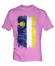 Buryatia Grunge Flag Mens T-Shirt