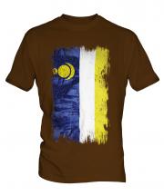 Buryatia Grunge Flag Mens T-Shirt