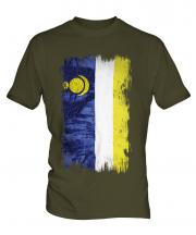 Buryatia Grunge Flag Mens T-Shirt