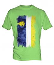 Buryatia Grunge Flag Mens T-Shirt
