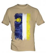 Buryatia Grunge Flag Mens T-Shirt