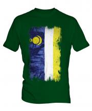 Buryatia Grunge Flag Mens T-Shirt