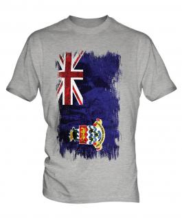 Cayman Islands Grunge Flag Mens T-Shirt