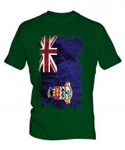 Cayman Islands Grunge Flag Mens T-Shirt