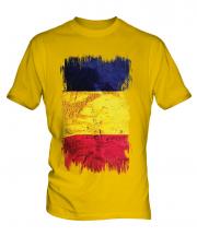 Chad Grunge Flag Mens T-Shirt