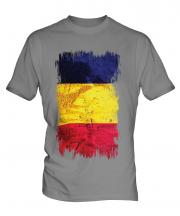 Chad Grunge Flag Mens T-Shirt