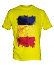 Chad Grunge Flag Mens T-Shirt