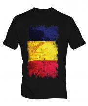 Chad Grunge Flag Mens T-Shirt