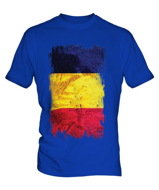 Chad Grunge Flag Mens T-Shirt