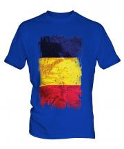 Chad Grunge Flag Mens T-Shirt