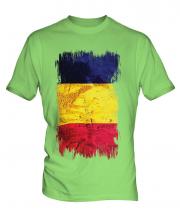 Chad Grunge Flag Mens T-Shirt