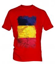 Chad Grunge Flag Mens T-Shirt