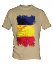 Chad Grunge Flag Mens T-Shirt
