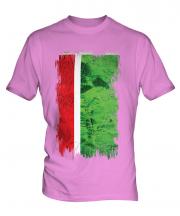 Chechen Republic Grunge Flag Mens T-Shirt