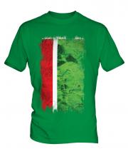 Chechen Republic Grunge Flag Mens T-Shirt