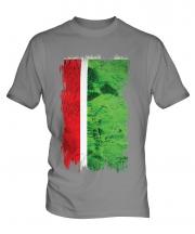 Chechen Republic Grunge Flag Mens T-Shirt