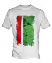 Chechen Republic Grunge Flag Mens T-Shirt
