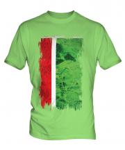 Chechen Republic Grunge Flag Mens T-Shirt
