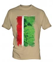Chechen Republic Grunge Flag Mens T-Shirt