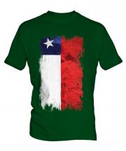 Chile Grunge Flag Mens T-Shirt