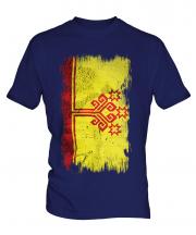 Chuvashia Grunge Flag Mens T-Shirt