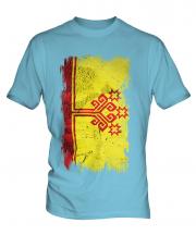 Chuvashia Grunge Flag Mens T-Shirt