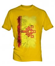 Chuvashia Grunge Flag Mens T-Shirt