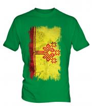 Chuvashia Grunge Flag Mens T-Shirt