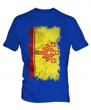 Chuvashia Grunge Flag Mens T-Shirt
