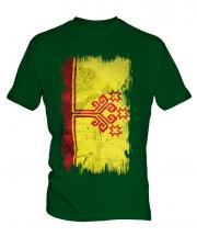 Chuvashia Grunge Flag Mens T-Shirt