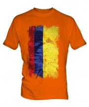 Colombia Grunge Flag Mens T-Shirt