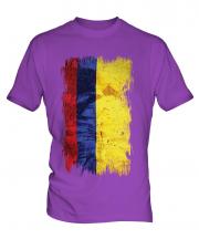 Colombia Grunge Flag Mens T-Shirt
