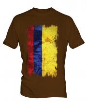 Colombia Grunge Flag Mens T-Shirt