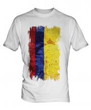 Colombia Grunge Flag Mens T-Shirt
