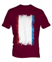 Crimea Grunge Flag Mens T-Shirt