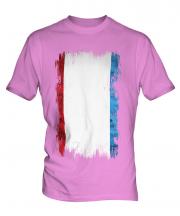 Crimea Grunge Flag Mens T-Shirt
